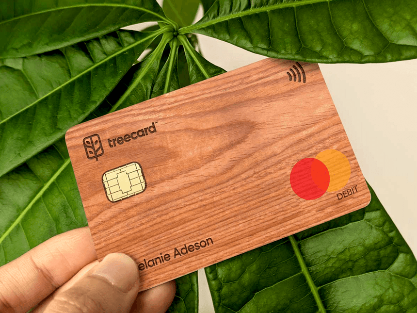 【創意環有你】 TreeCard：世界首個木製信用卡，每次消費即可種樹