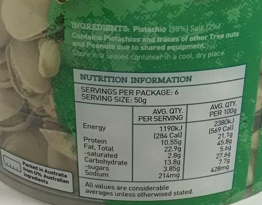 Crusoe Snacking Co 澳洲脆烤開心果 Nuts & Seeds Crusoe Snacking Co 