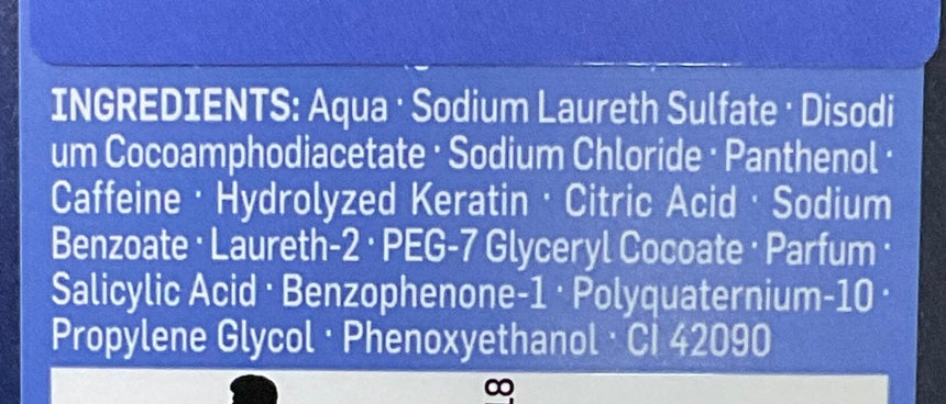 Schwarzkopf 咖啡因能量洗髮露