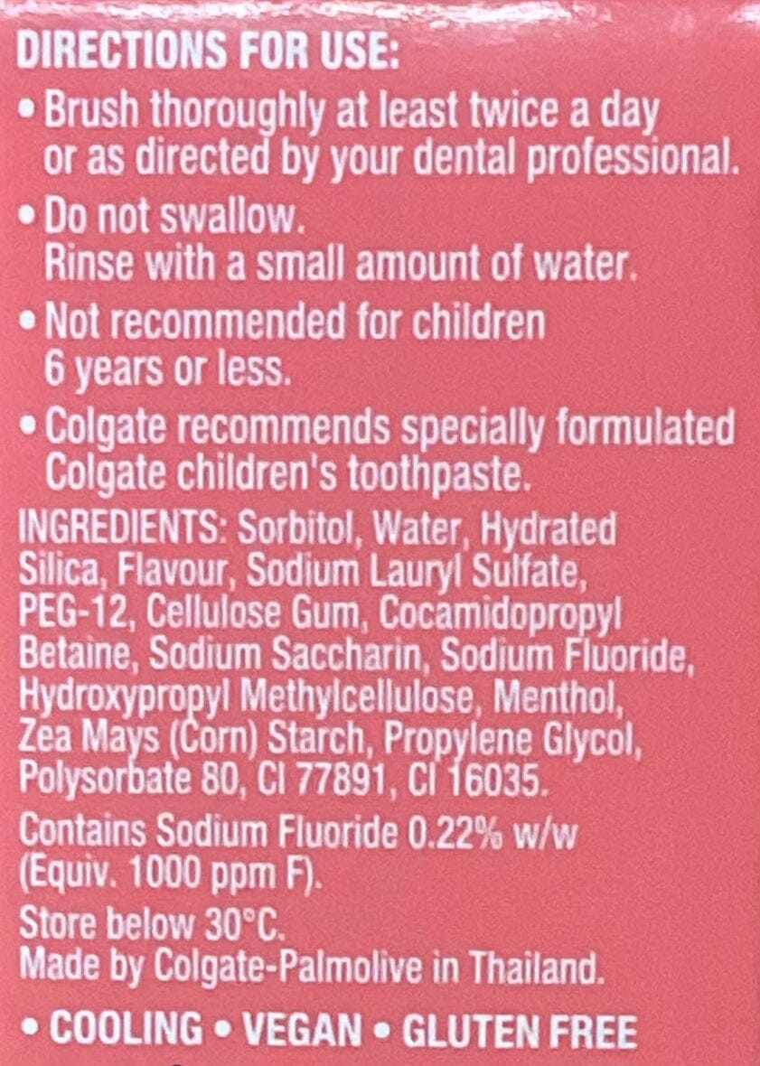 Colgate 清新白桃味牙膏 Oral Care Colgate 