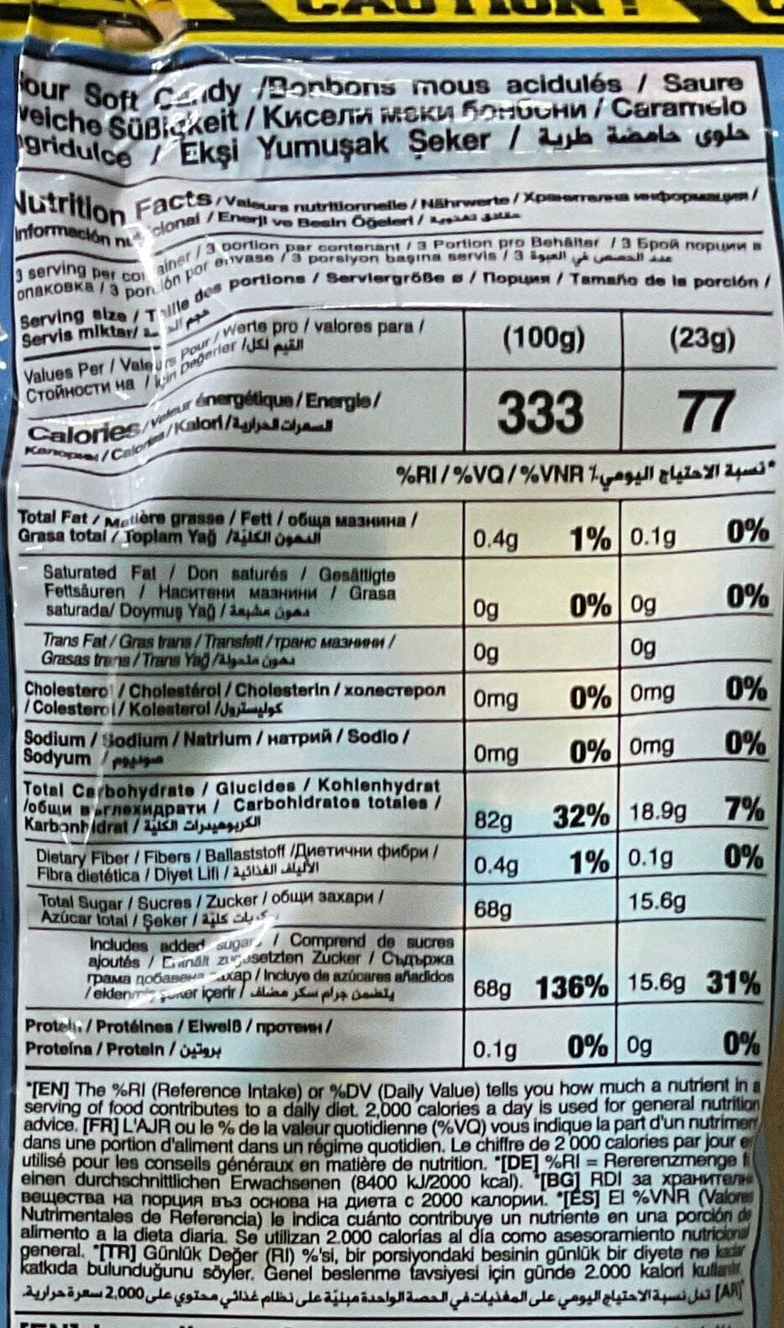Kandiz 海綿寶寶極酸軟糖 Chewy Candies Kandiz 