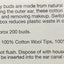 CS Beauty 棉花棒200支 Other Cleaners CS Beauty 
