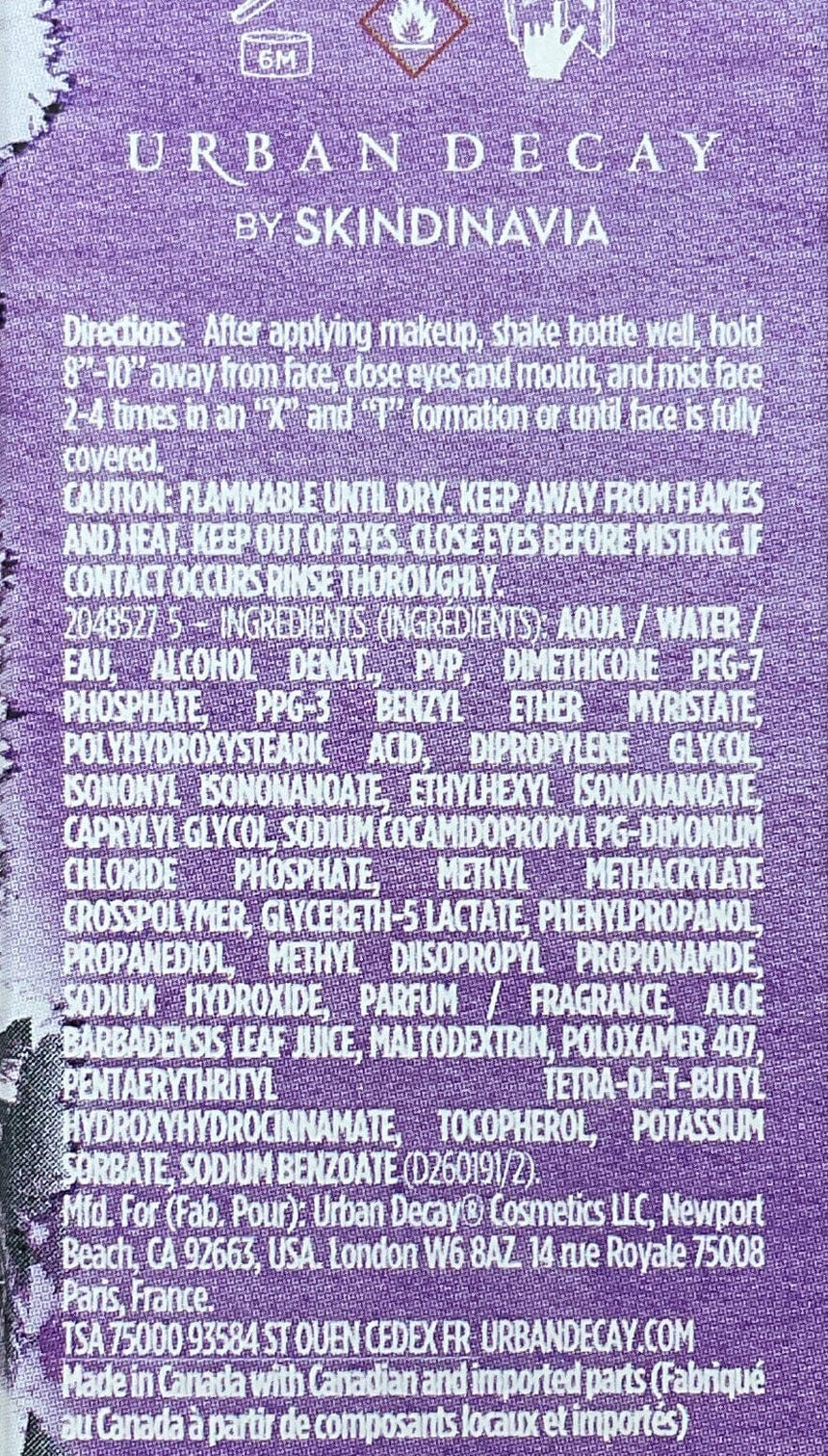 Urban Decay 持久定妝噴霧15ml Face Makeup Urban Decay 