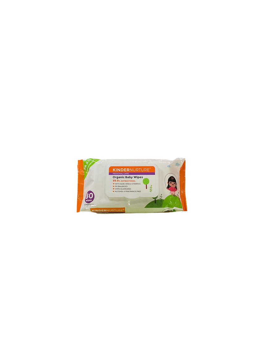 KinderNurture 有機抗菌濕紙巾80張 Body Treatments KinderNurture 