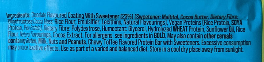 Misfits 太妃糖純素蛋白棒 Protein Drinks & Food Misfits 