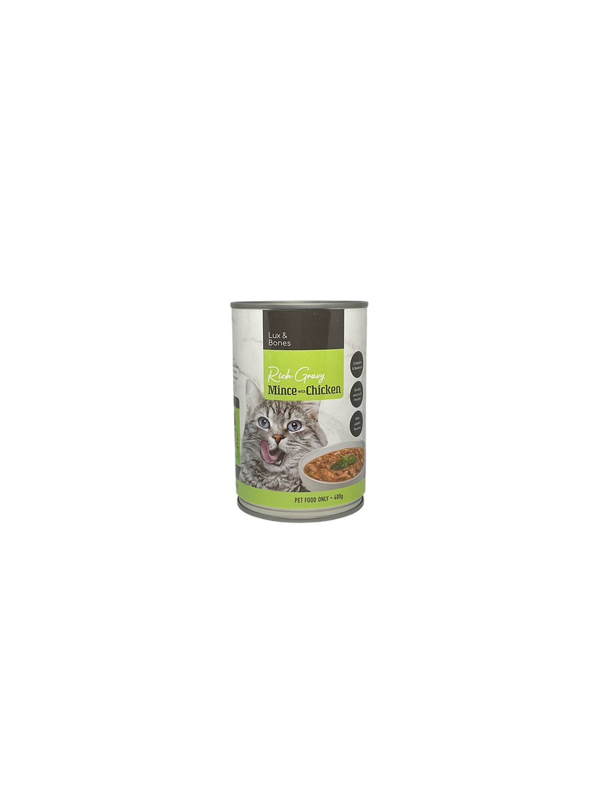 Lux & Bones 貓用雞肉碎罐頭 Pets Meals Lux & Bones 
