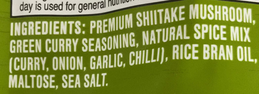 Confetti 綠咖喱香菇脆 Dried Vegetables Confetti 