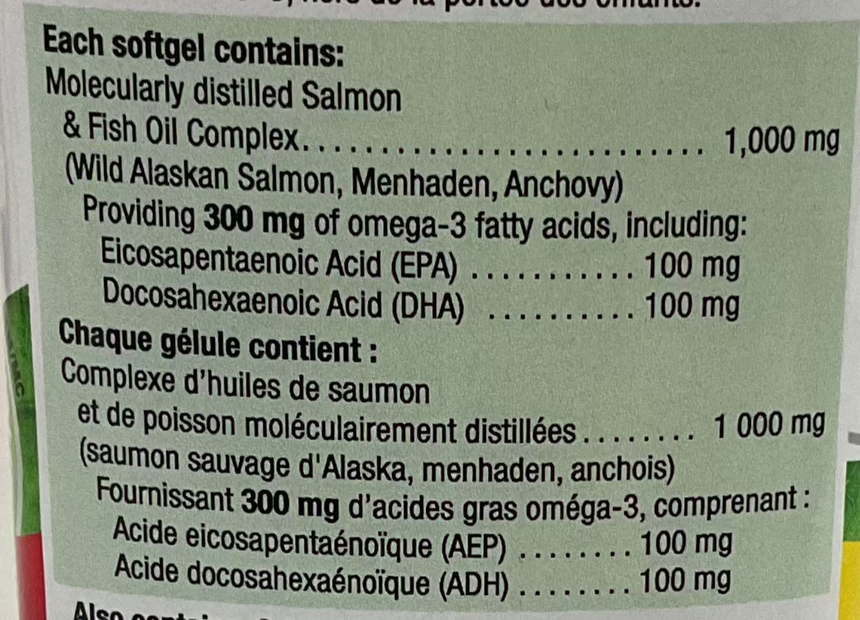 Jamieson 奧米加3三文魚魚油 Fish Oils & Omegas Jamieson 