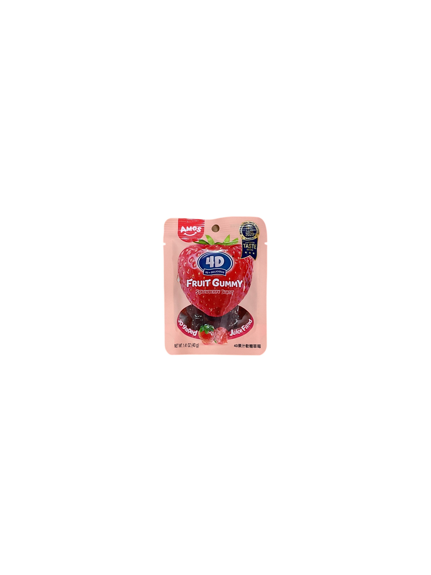 Amos 細士多啤梨果汁軟糖 Chewy Candies Amos 