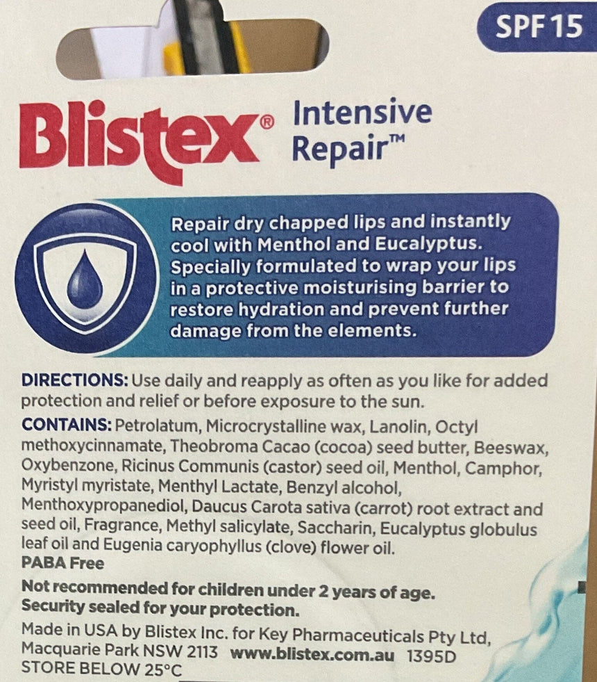 Blistex 強效修護潤唇膏 Lip Care Blistex 