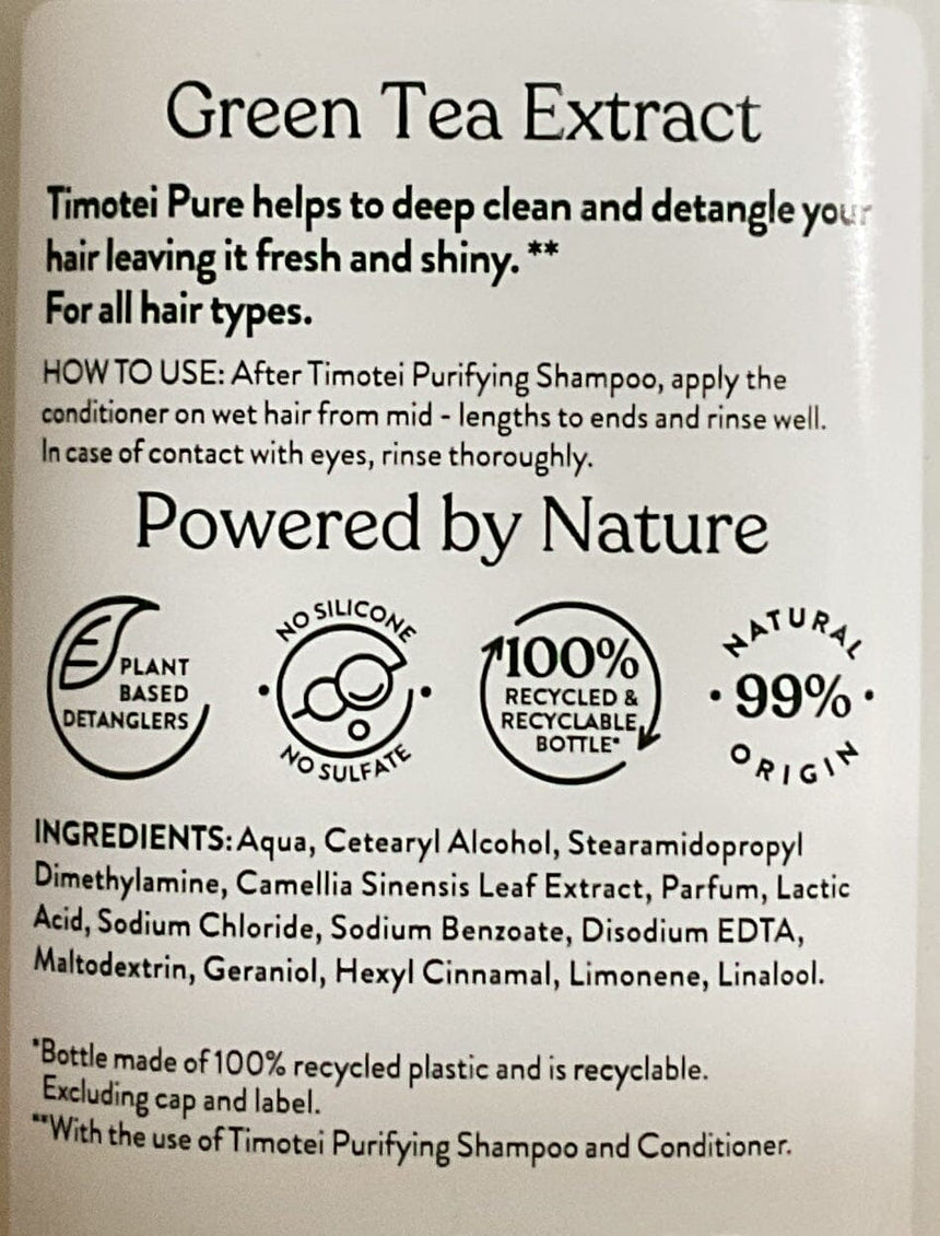 Timotei 綠茶精華護髮素 Shampoos & Conditioners Timotei 