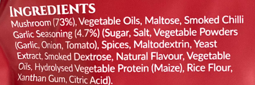 DJ&A 煙燻辣蒜味脆香菇 Dried Vegetables DJ&A 