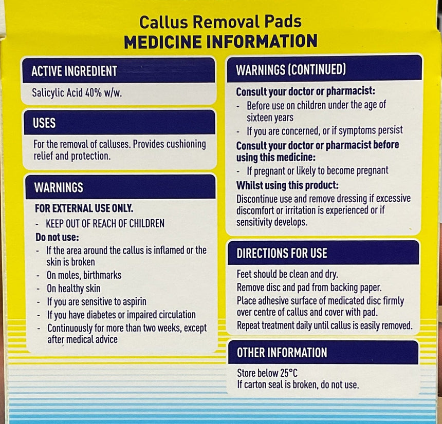 Scholl 水楊酸厚繭去除貼 Body Treatments Scholl 