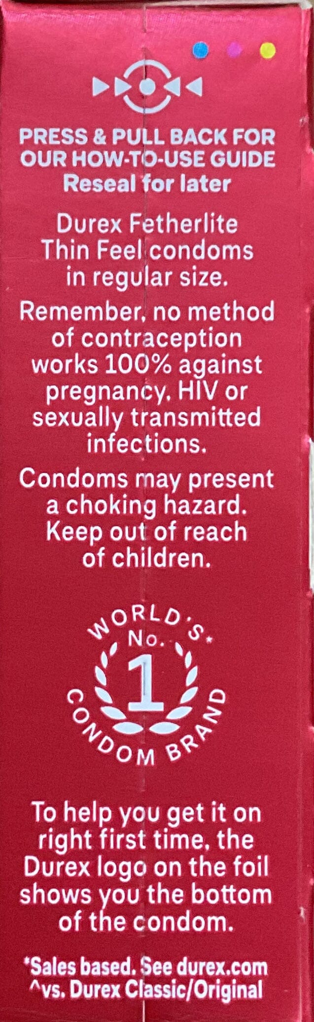Durex 超薄裝安全套3片裝 Sexual Durex 