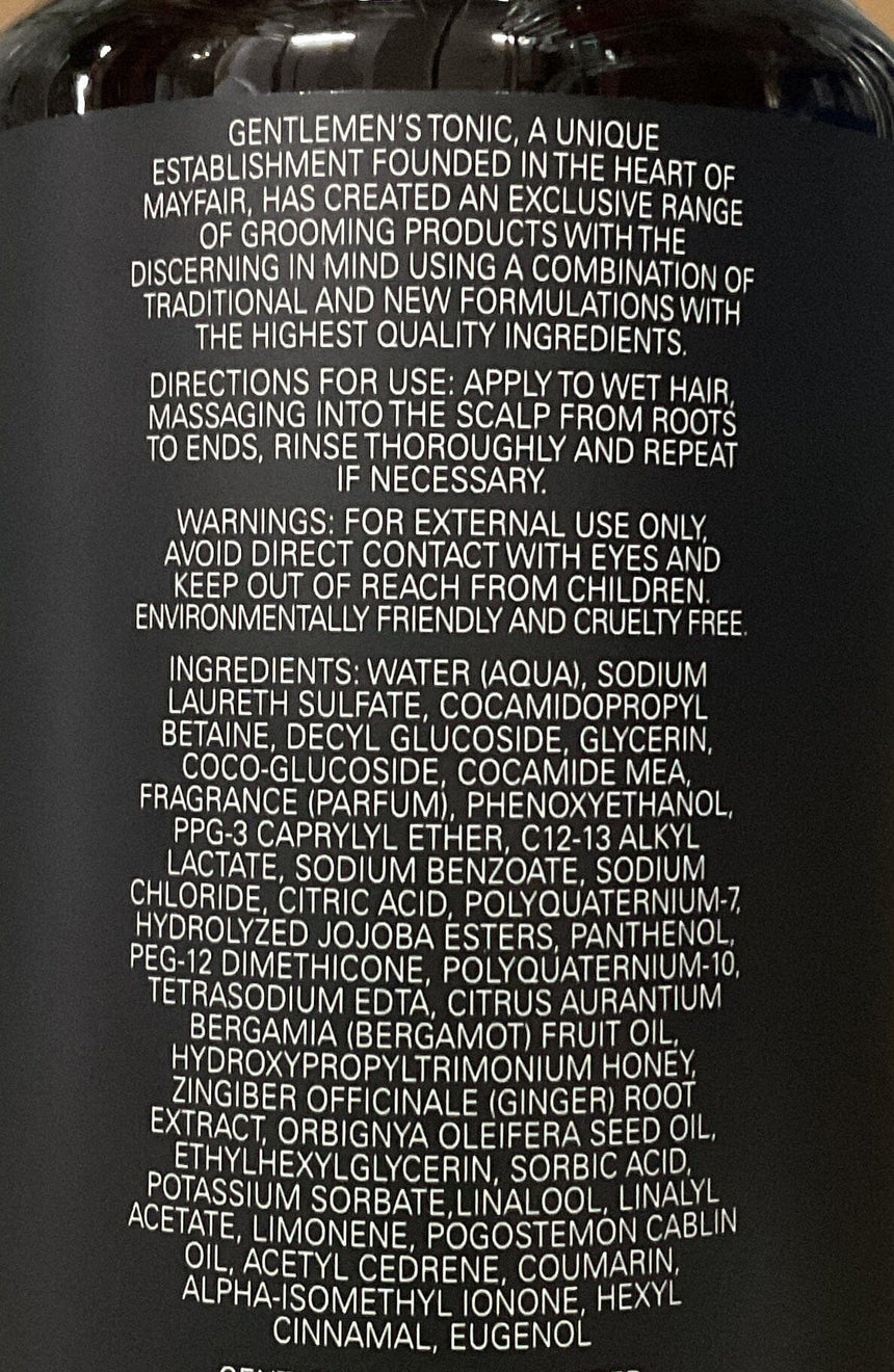Gentlemen's Tonic 奢華日常洗髮露 Shampoos & Conditioners Gentlemen's Tonic 