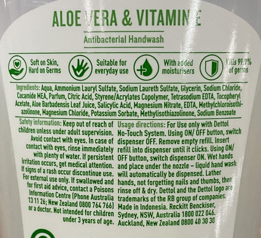 Dettol 蘆薈洗手液250ml