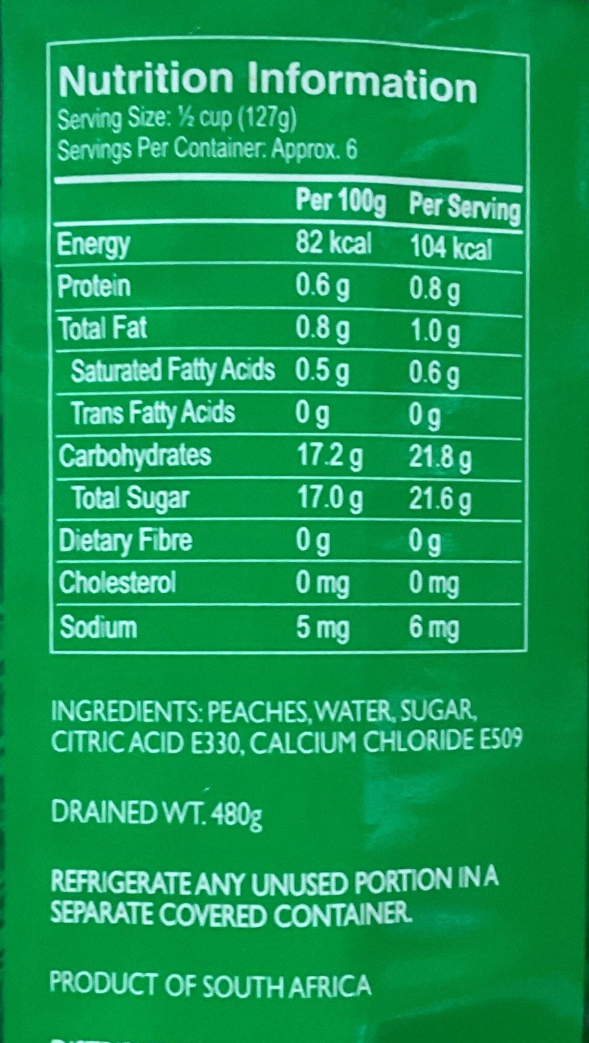 Del Monte 切邊黃桃罐頭 Fruits Del Monte 