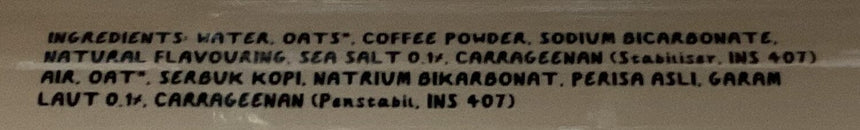 Mad Coffee 雙重濃縮燕麥拿鐵 * Coffee Mad Coffee 