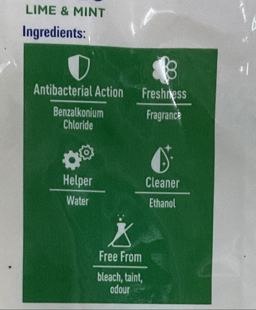 Dettol 薄荷青檸消毒濕紙 Other Cleaners Dettol 