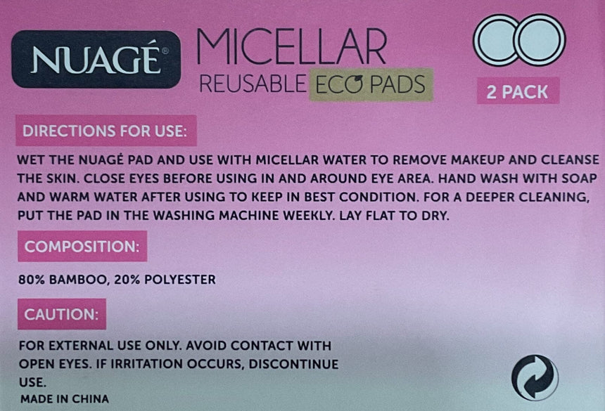 NUAGE 可重複用卸妝棉 Skincare Sets NUAGE 