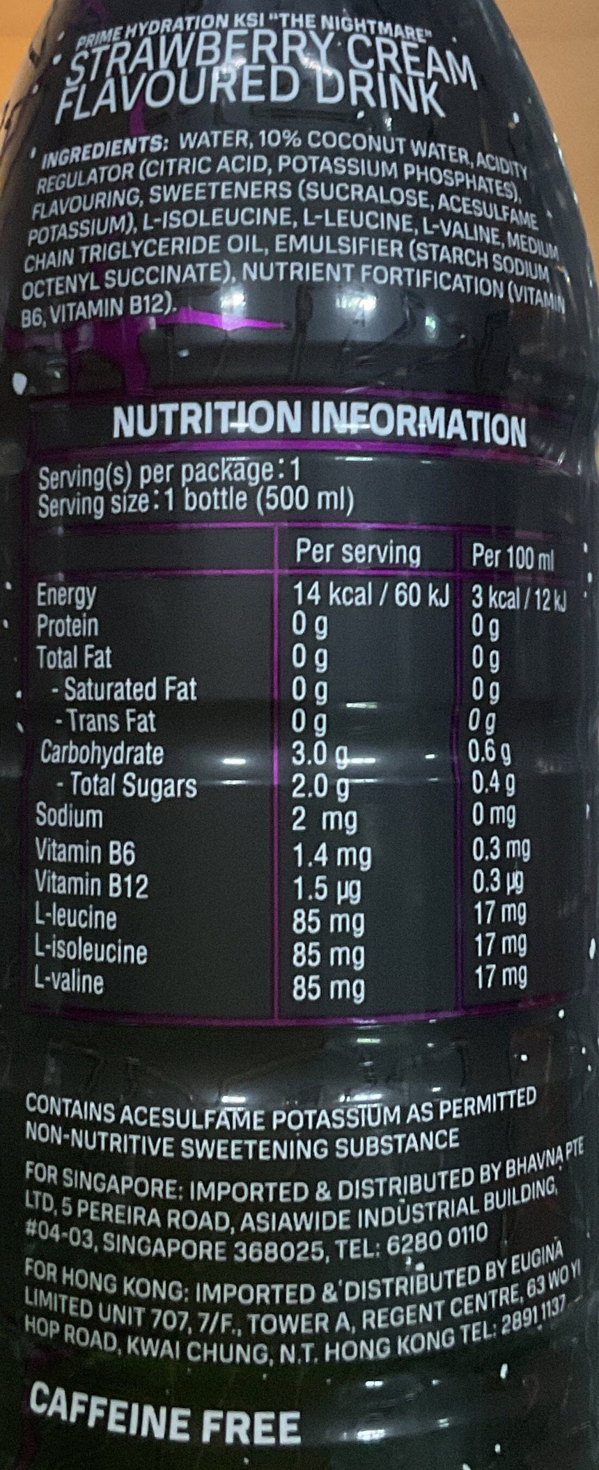 PRIME KSI限量版電解質飲品 Energy Drinks PRIME 