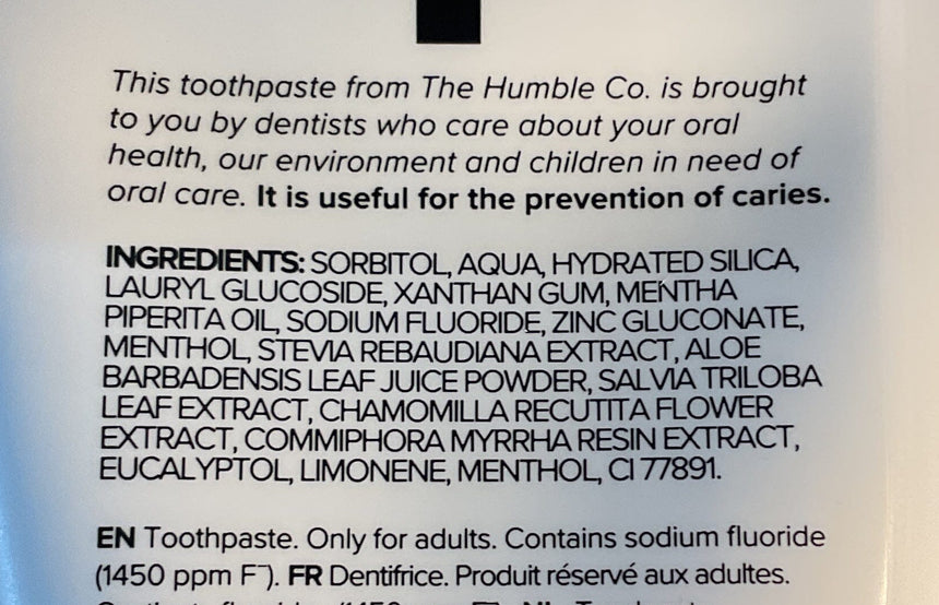 The Humble Co. 天然清新薄荷牙膏 Oral Care The Humble Co. 