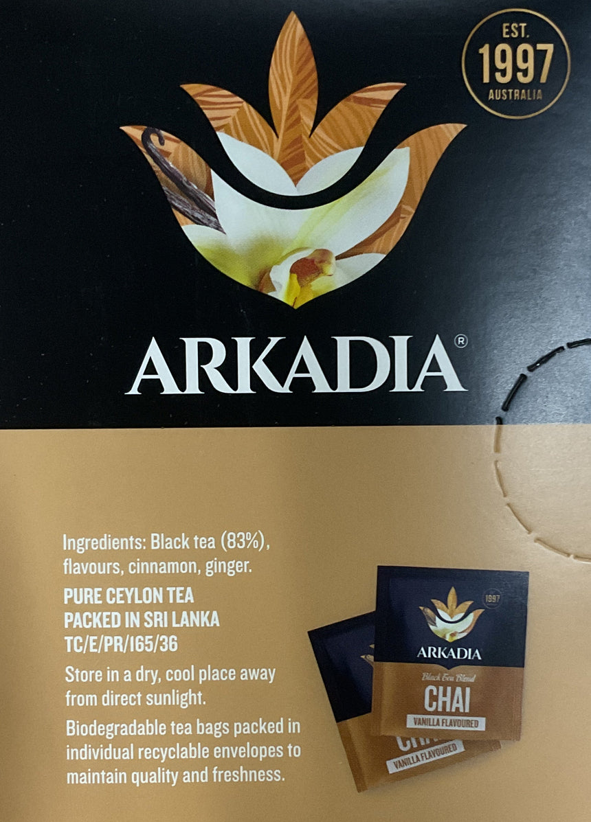 Arkadia 柔和香草奶茶包*15