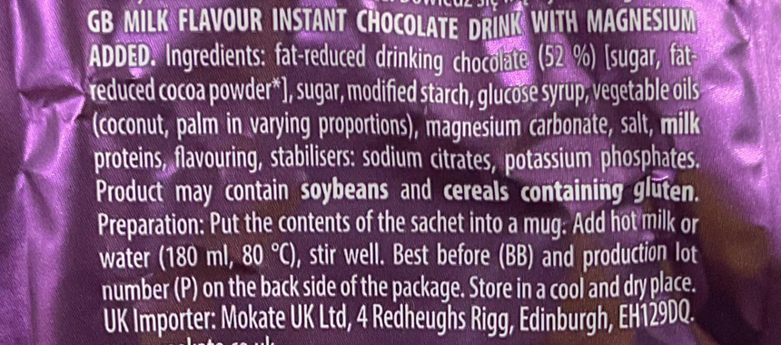 Mokate 牛奶味熱朱古力 * Chocolate & Other Powder Mokate 