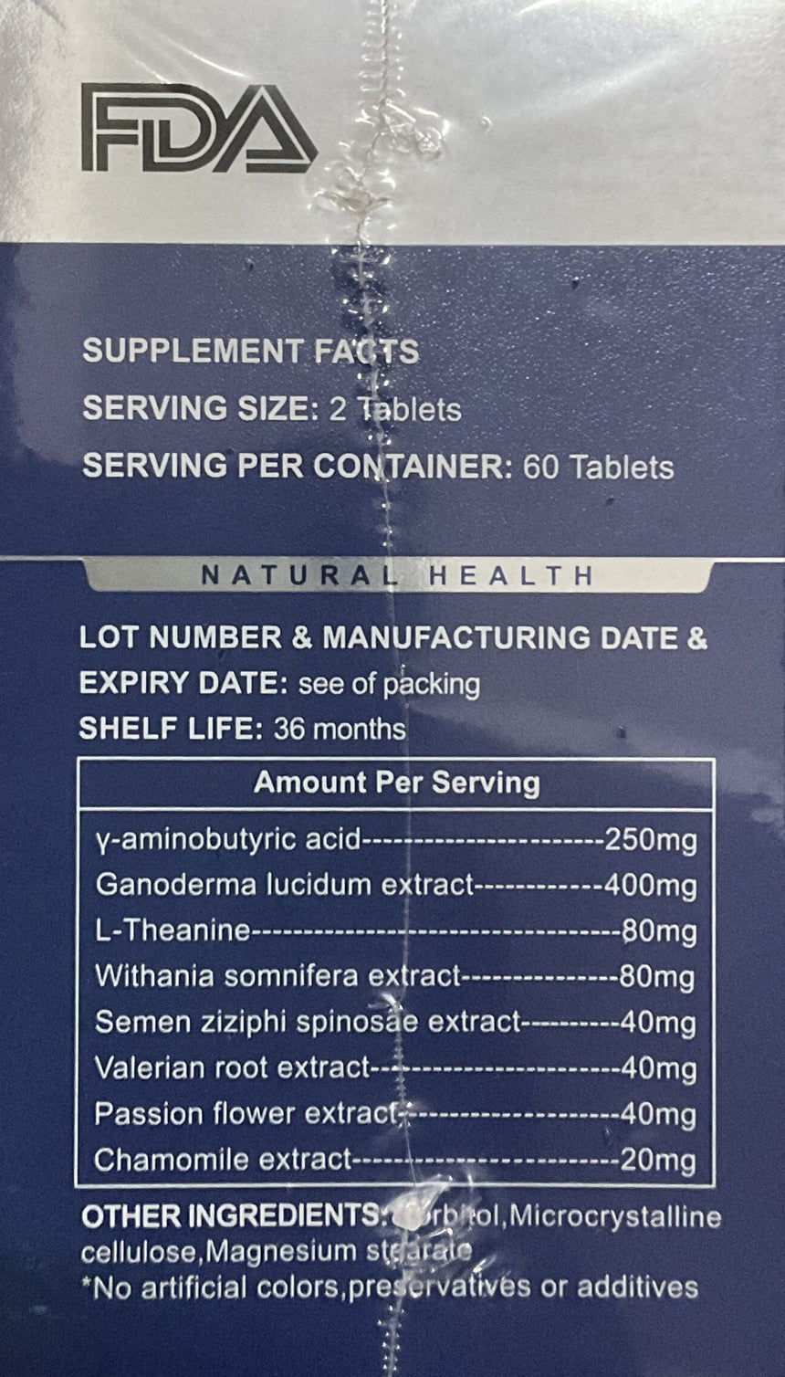 Sorlife GABA深層睡眠片 * Other Supplements Sorlife 