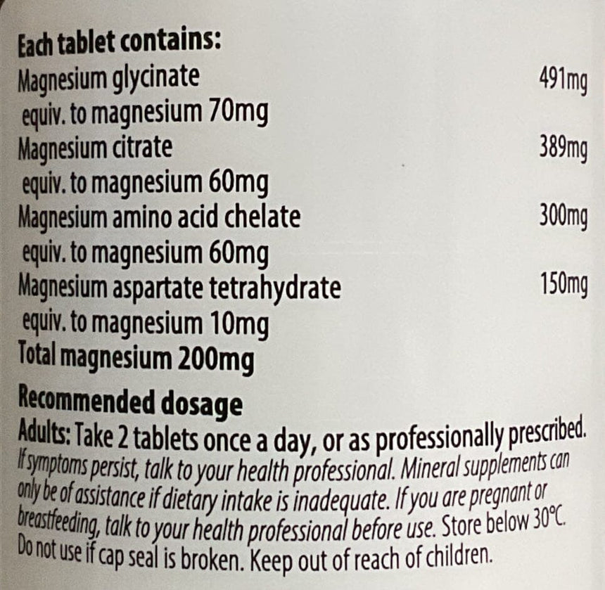 Oriental Botanicals 高效舒壓抗疲鎂片 Minerals Oriental Botanicals 