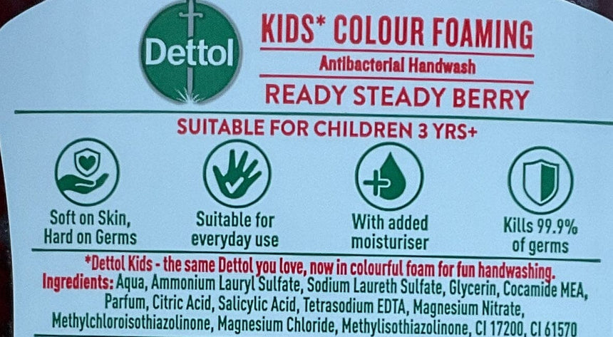 Dettol 抗菌變色泡泡洗手液 Hand Care Dettol 
