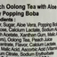 O's Bubble 蘆薈爆珠蜜桃烏龍 Tea O's Bubble 
