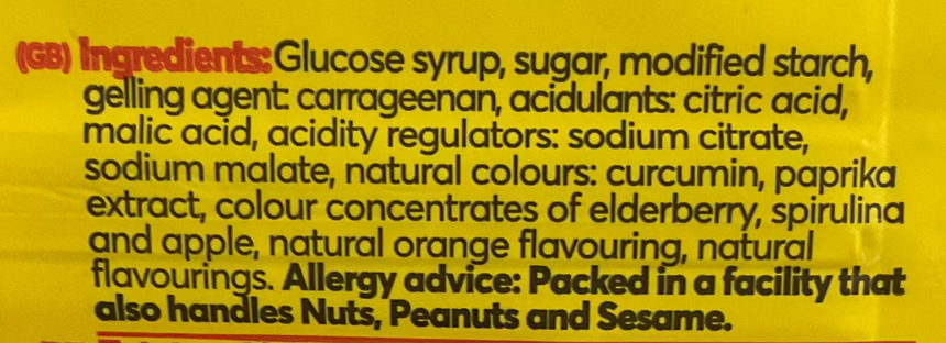Jealous Sweets 果汁酸酸蟲素軟糖 Chewy Candies Jealous Sweets 
