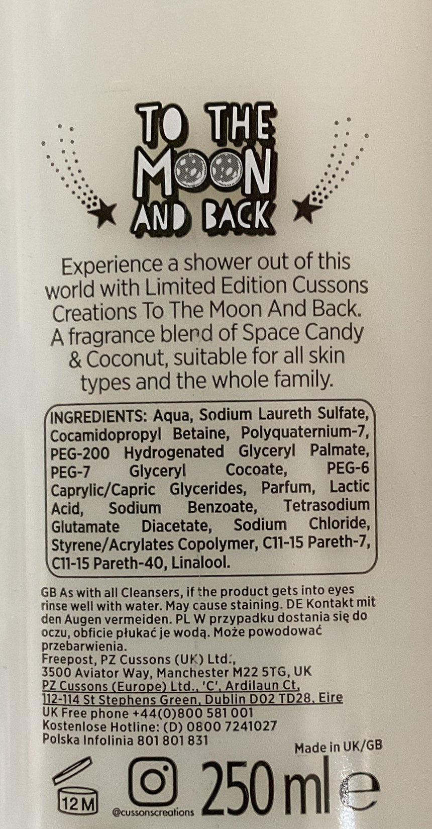 Cussons Creations 椰子沐浴露 Bath & Shower Cussons Creations 