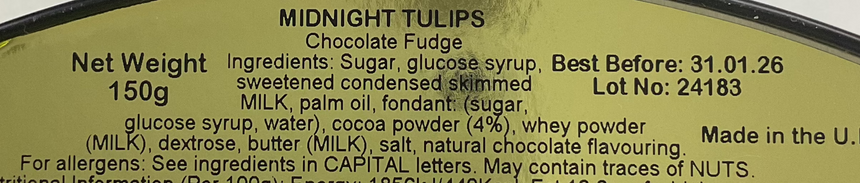 CHURCHILL'S CONFECTIONERY 巧克力軟糖黑 Chewy Candies CHURCHILL'S CONFECTIONERY 