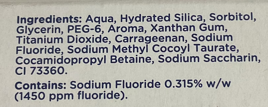 Aquafresh 3-8歲兒童牙膏 Oral Care Aquafresh 