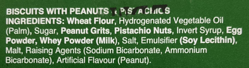 Sooper 長條花生開心果餅 Cookies Sooper 