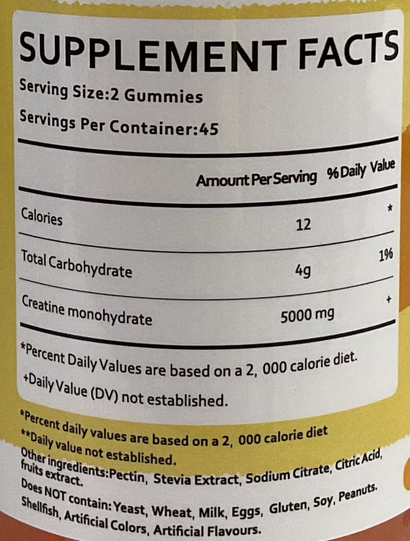 Louisa 一水肌酸菠蘿軟糖 Other Supplements Louisa 