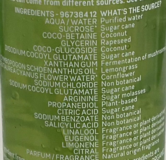 Garnier 檸檬草淨膚凝膠 Cleanser Garnier 