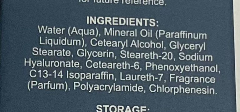 Face Facts 透明質酸面霜 Face Moisturisers Face Facts 