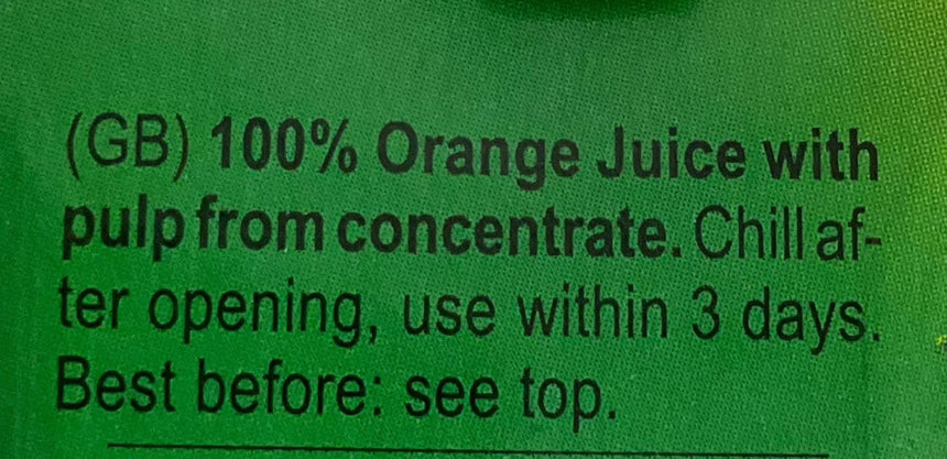 Rauch 100%橙汁含果肉 1L Juice Rauch 