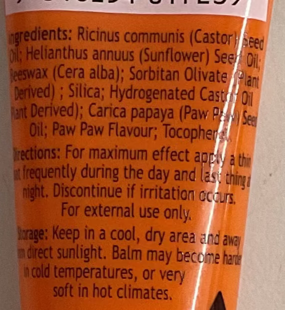 Healthy Care 天然木瓜潤唇膏 Lip Care Healthy Care 