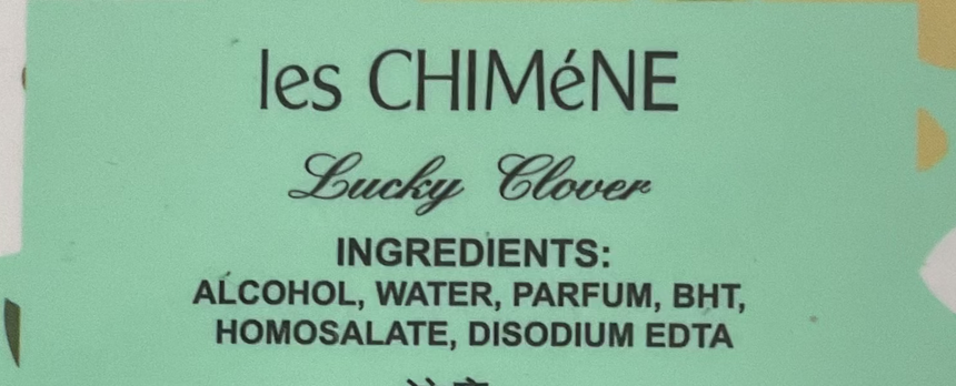 Les CHIMeNE LuckyClover女裝淡香水 Fragrance Les Chimene 