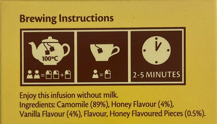 Twinings 洋甘菊蜂蜜茶包 Tea Powder Twinings 