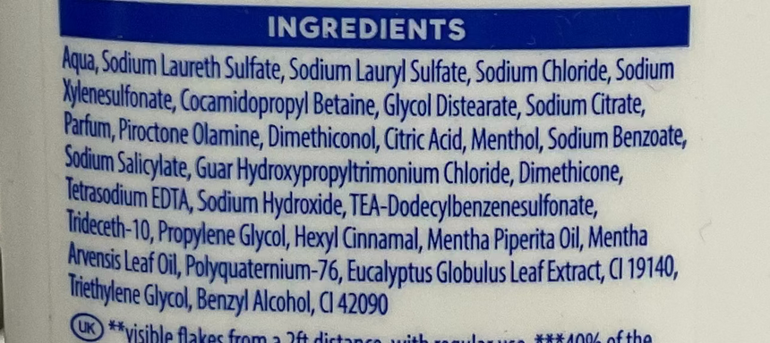 Head & Shoulders 止癢去屑洗髮精 Head & Shoulders 