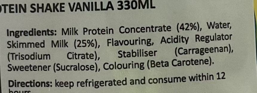 Applied Nutrition 香草味蛋白飲品 Protein Drinks & Food Applied Nutrition 