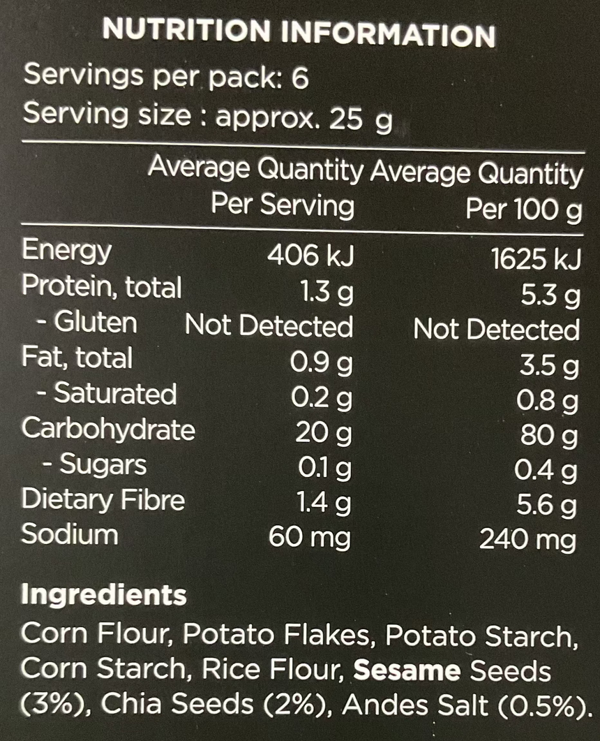 Simply Wize 鹽芝麻奇亞籽脆餅 Savoury Crackers Simply Wize 