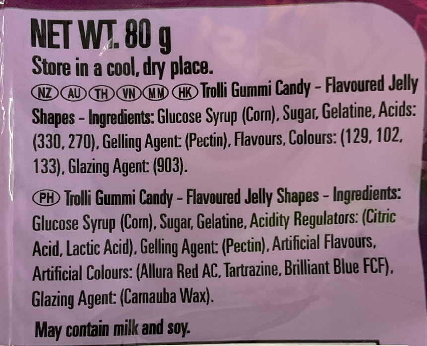 Trolli 大蜘蛛軟糖 Chewy Candies Trolli 