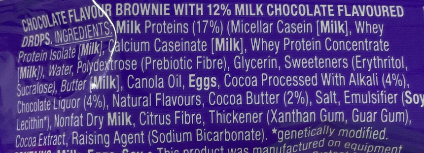 Quest 蛋白朱古力布朗尼 * Protein Drinks & Food Quest 