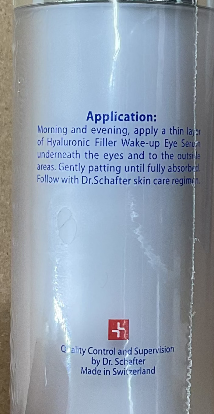 Dr schafter 透明質酸眼部精華20ml Eye Care Dr schafter 